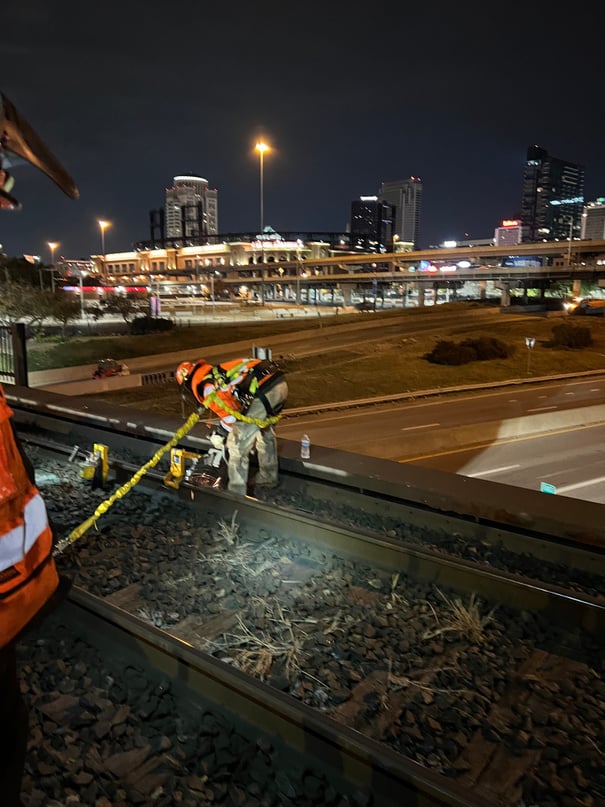 rail construction repair railroad derailment m&k STL st. louis midwest MSA transit detailment