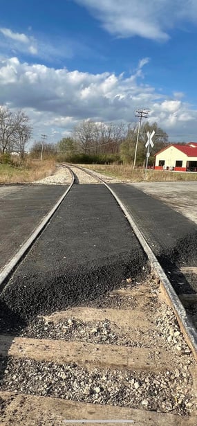 rail construction repair railroad derailment m&k STL st. louis midwest MSA transit crossing